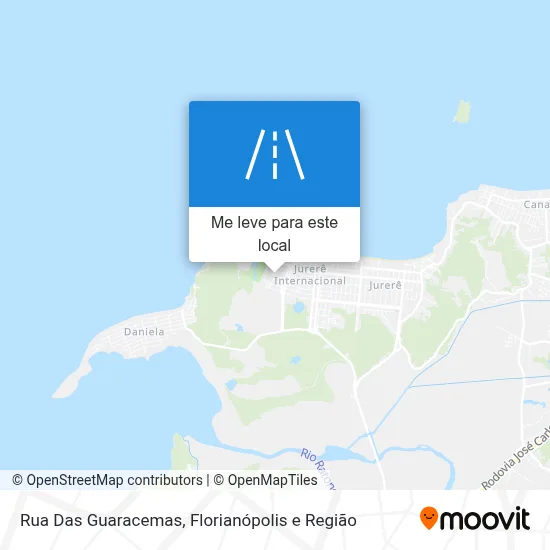 Rua Das Guaracemas mapa