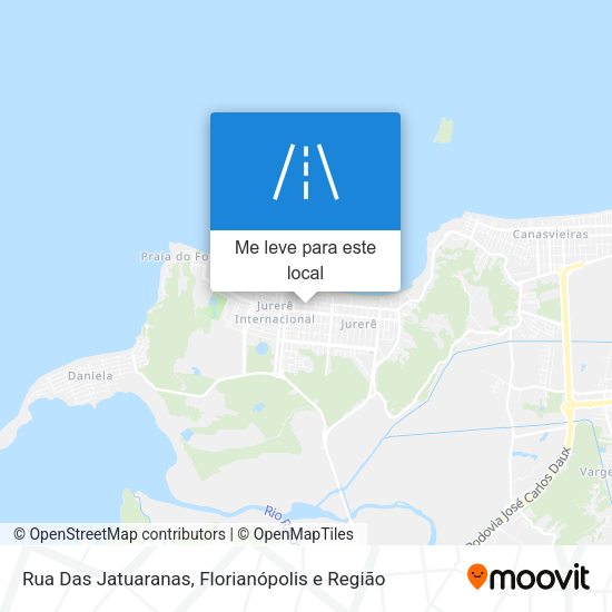 Rua Das Jatuaranas mapa