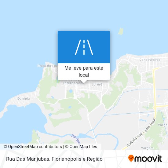 Rua Das Manjubas mapa