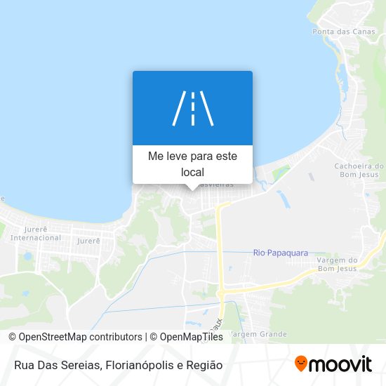 Rua Das Sereias mapa