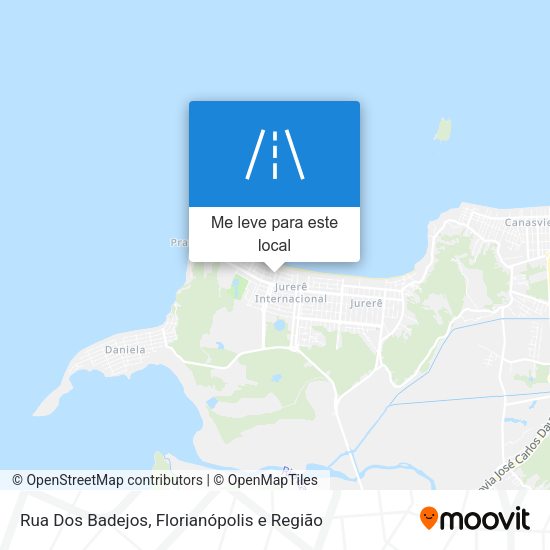 Rua Dos Badejos mapa
