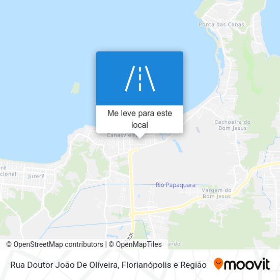 Rua Doutor João De Oliveira mapa