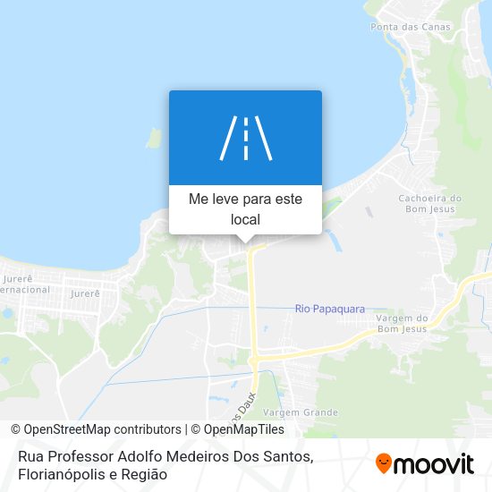 Rua Professor Adolfo Medeiros Dos Santos mapa