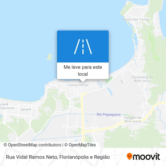 Rua Vidal Ramos Neto mapa