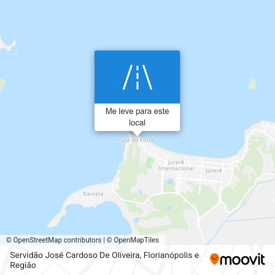 Servidão José Cardoso De Oliveira mapa