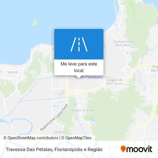 Travessa Das Pétalas mapa