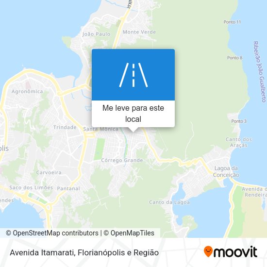 Avenida Itamarati mapa