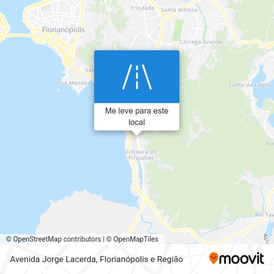 Avenida Jorge Lacerda mapa