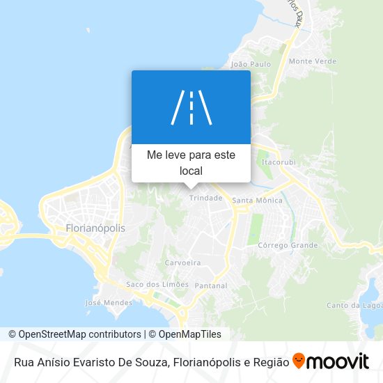 Rua Anísio Evaristo De Souza mapa