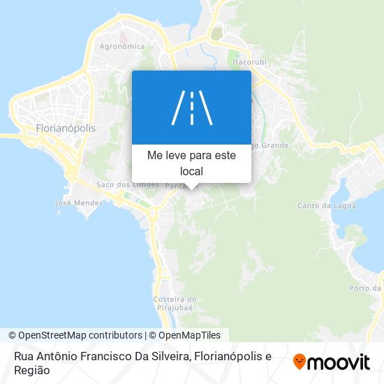 Rua Antônio Francisco Da Silveira mapa