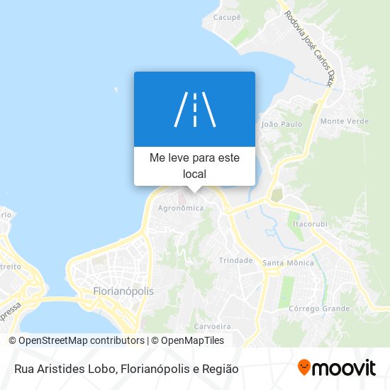 Rua Aristides Lobo mapa