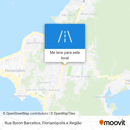 Rua Byron Barcellos mapa