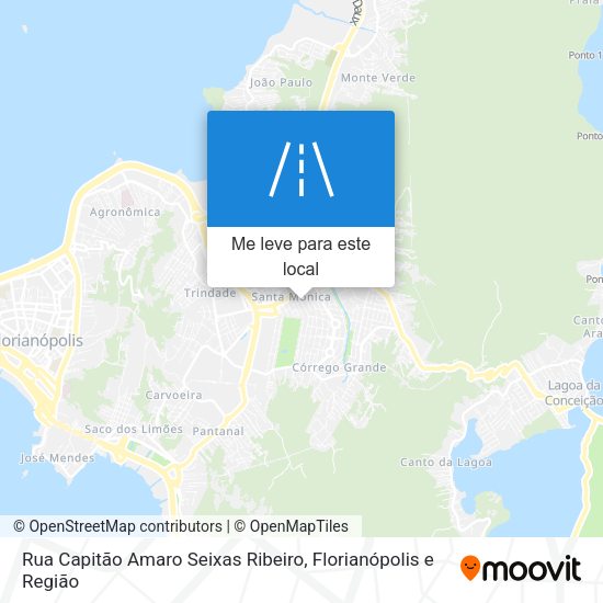 Rua Capitão Amaro Seixas Ribeiro mapa