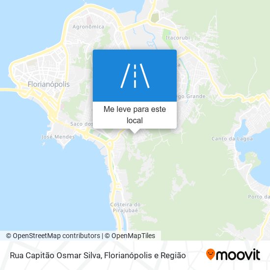 Rua Capitão Osmar Silva mapa