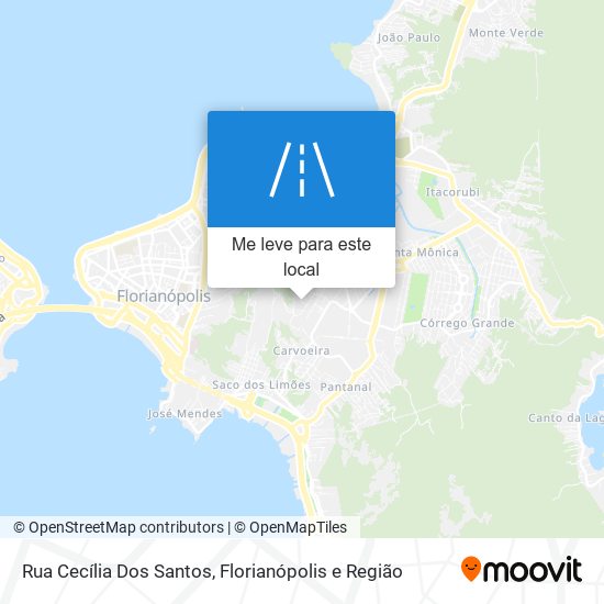 Rua Cecília Dos Santos mapa