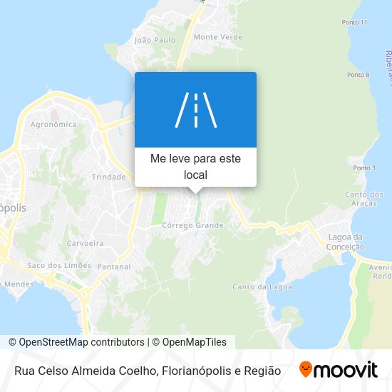 Rua Celso Almeida Coelho mapa