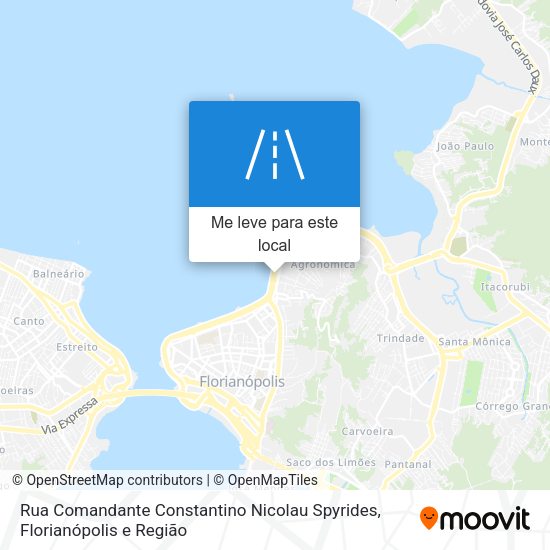 Rua Comandante Constantino Nicolau Spyrides mapa