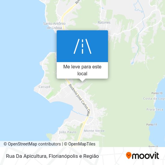 Rua Da Apicultura mapa
