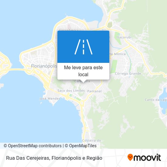 Rua Das Cerejeiras mapa