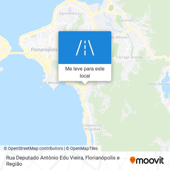 Rua Deputado Antônio Edu Vieira mapa