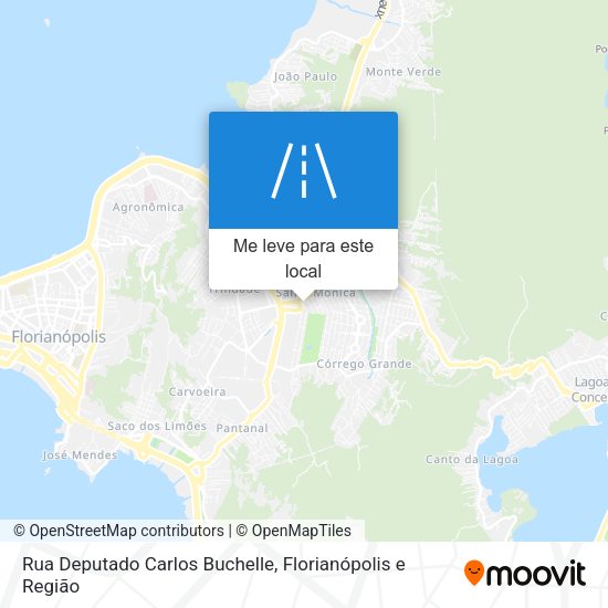Rua Deputado Carlos Buchelle mapa