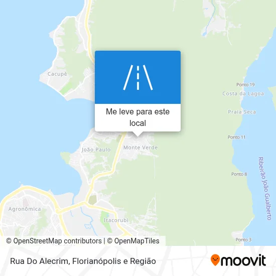 Rua Do Alecrim mapa