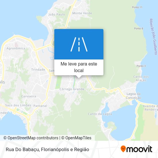 Rua Do Babaçu mapa