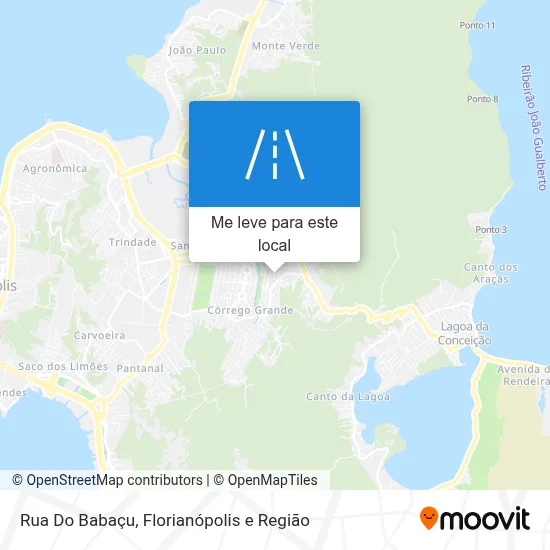 Rua Do Babaçu mapa