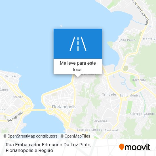 Rua Embaixador Edmundo Da Luz Pinto mapa