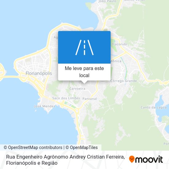 Rua Engenheiro Agrônomo Andrey Cristian Ferreira mapa