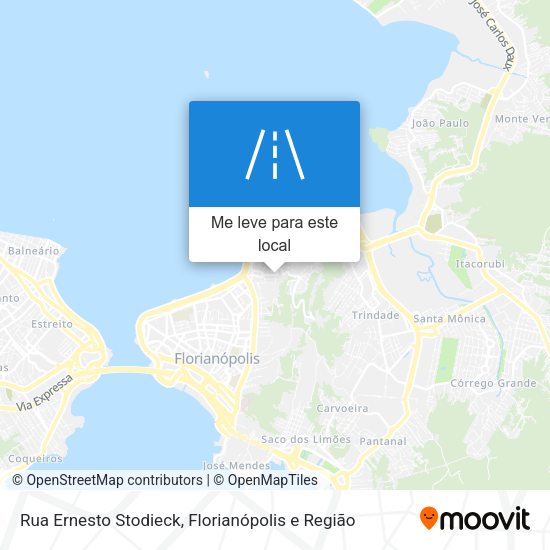 Rua Ernesto Stodieck mapa