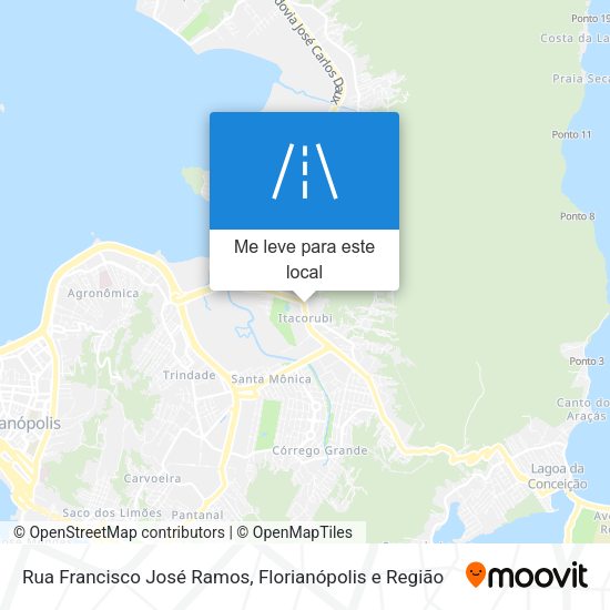 Rua Francisco José Ramos mapa