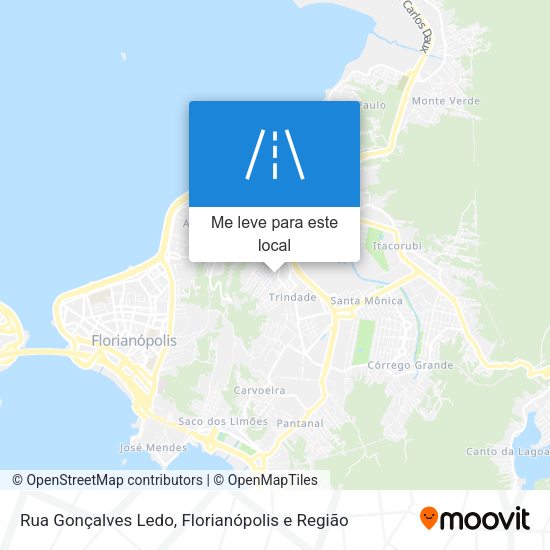 Rua Gonçalves Ledo mapa