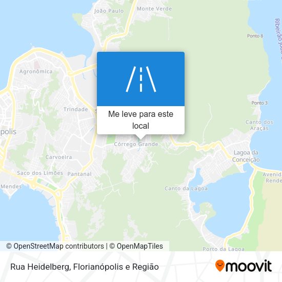 Rua Heidelberg mapa