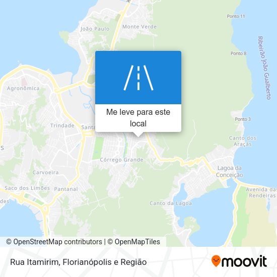 Rua Itamirim mapa