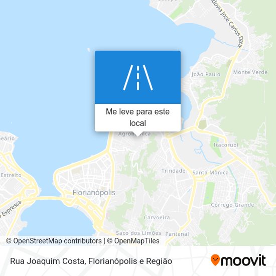Rua Joaquim Costa mapa