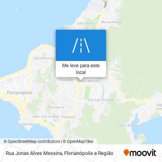 Rua Jonas Alves Messina mapa