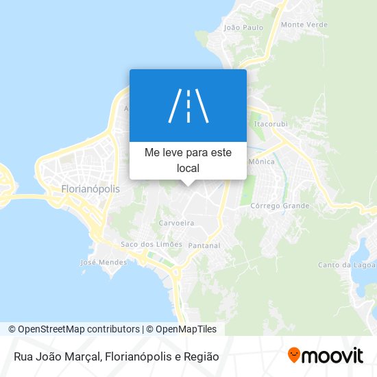 Rua João Marçal mapa