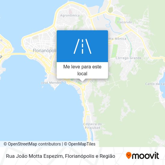 Rua João Motta Espezim mapa