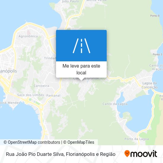 Rua João Pio Duarte Silva mapa