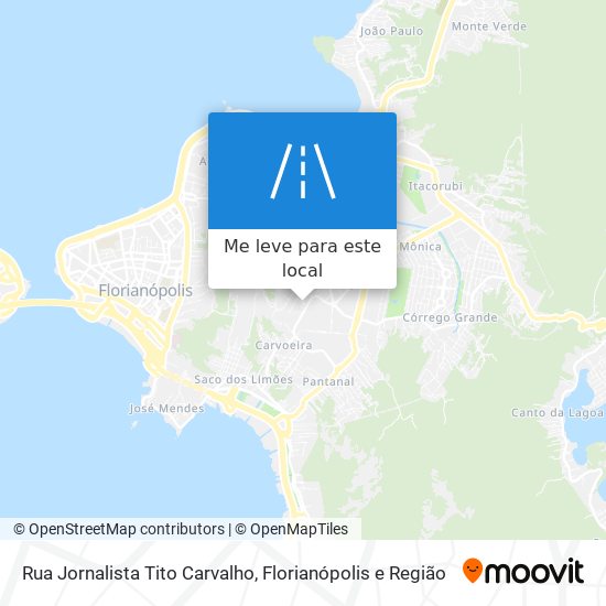 Rua Jornalista Tito Carvalho mapa