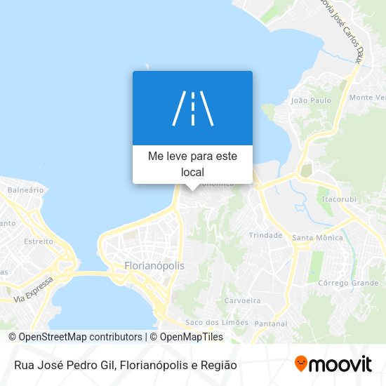Rua José Pedro Gil mapa