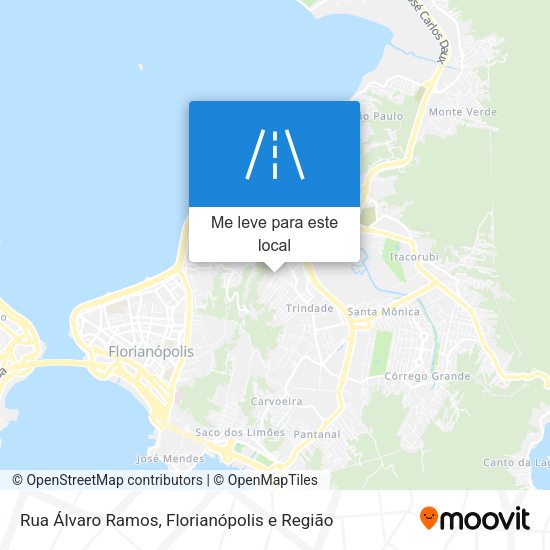 Rua Álvaro Ramos mapa