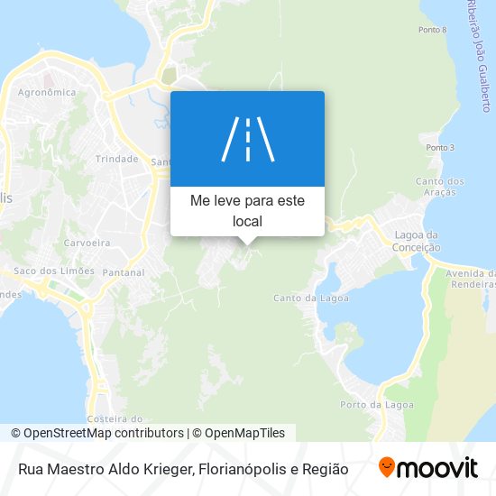 Rua Maestro Aldo Krieger mapa