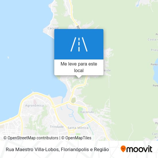 Rua Maestro Villa-Lobos mapa