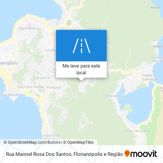 Rua Manoel Rosa Dos Santos mapa