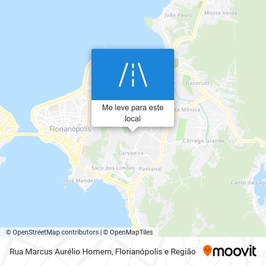 Rua Marcus Aurélio Homem mapa