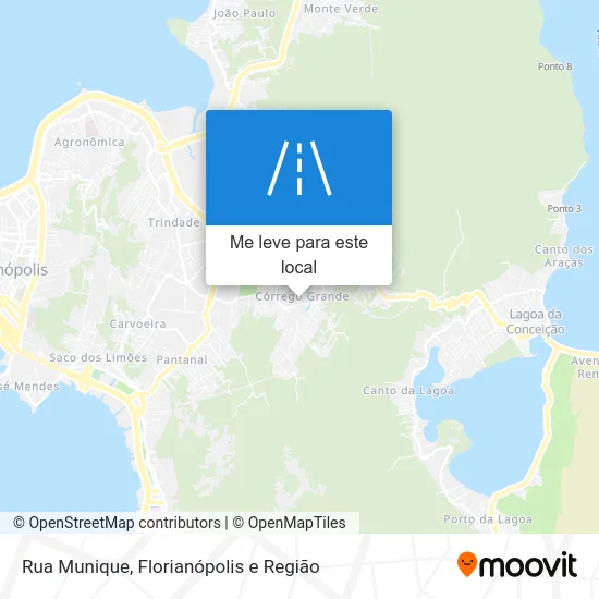Rua Munique mapa