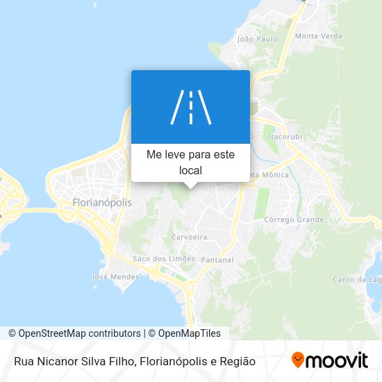 Rua Nicanor Silva Filho mapa
