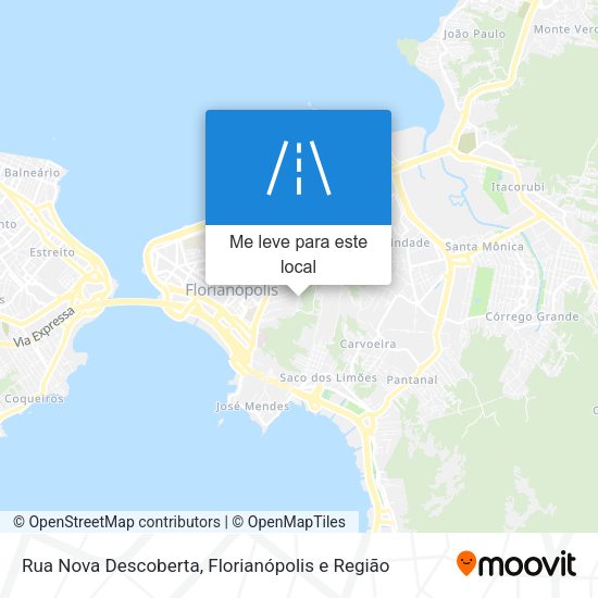 Rua Nova Descoberta mapa